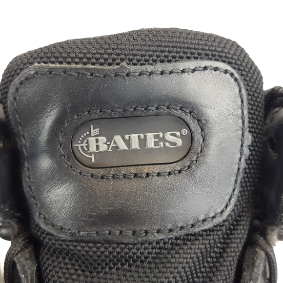 BATES MEN BLACK LEATHER WATERPROOF BOOTS